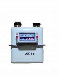 Счетчик газа СГД-G4ТК с термокорректором (вход газа левый, 110мм, резьба 1 1/4") г. Орёл 2024 год выпуска Златоуст